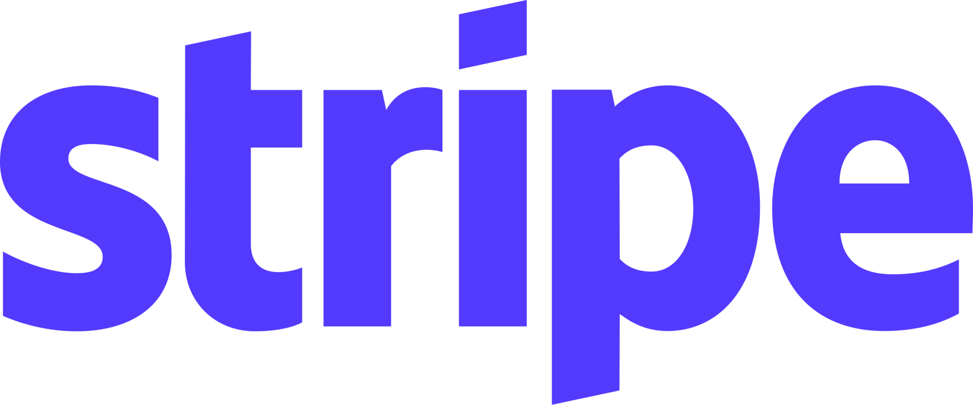 Stripe wordmark – Blurple – Large
